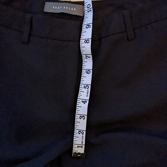 Black Suzy Shier Straight Leg Dress Pants Size 9 - Picture 6 of 7